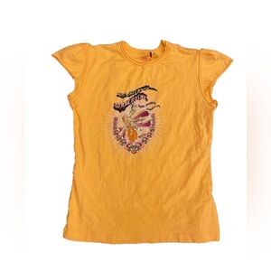 Y2K Vintage Oilily Yellow Summertime Music Tee